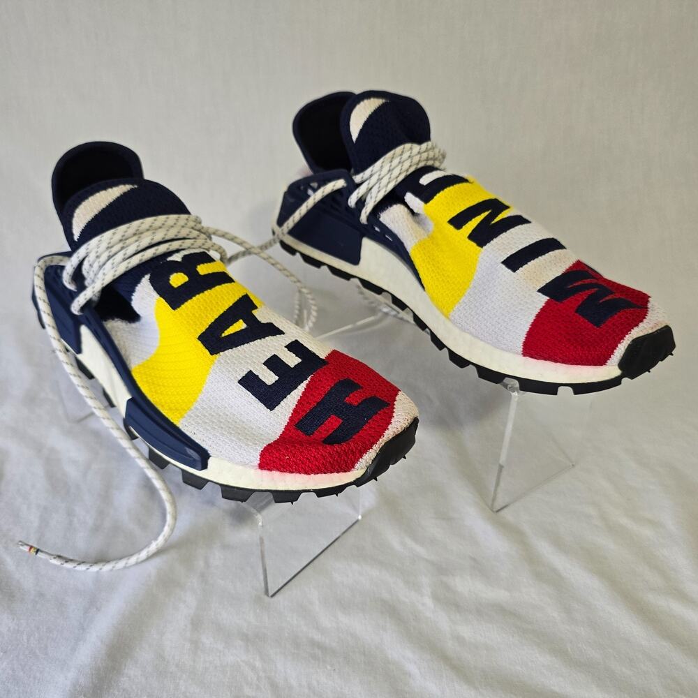 Adidas NMD Hu Pharrell x Billionaire Boys Club Sneakers Men's 11.5 Heart Mind